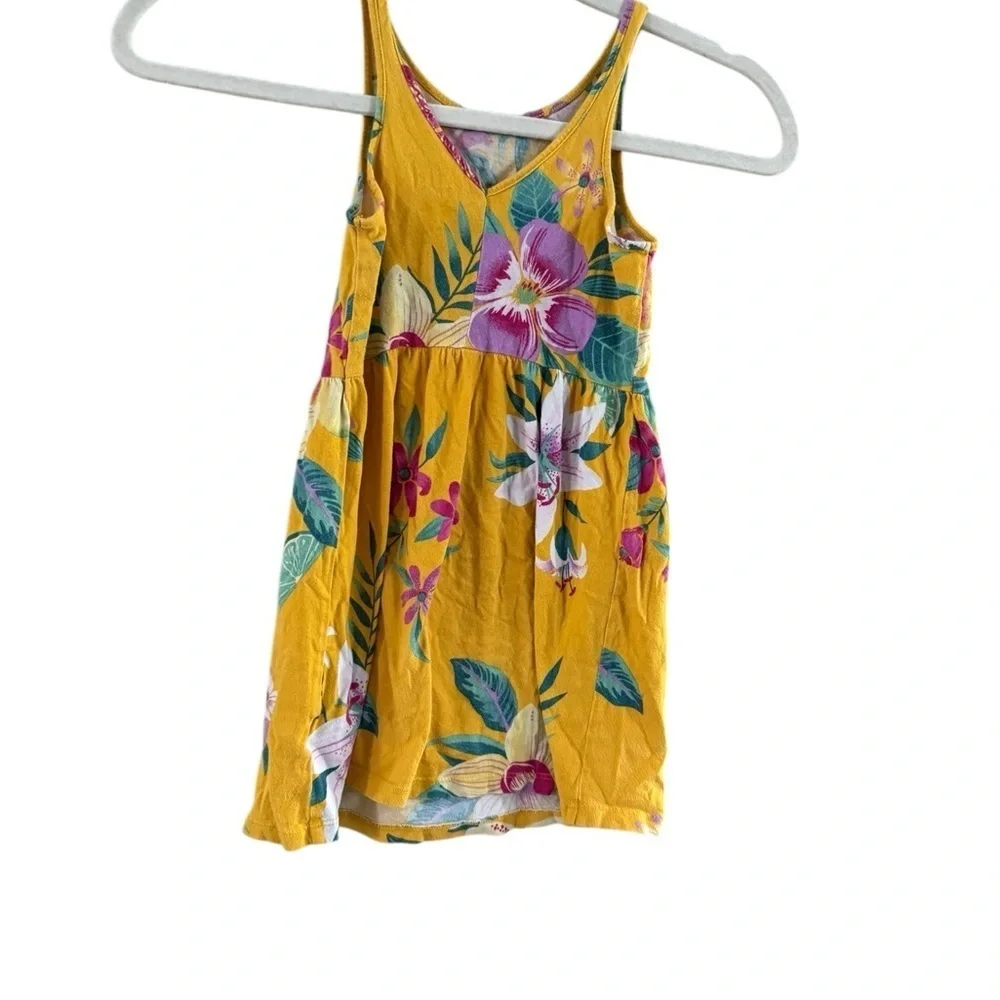 Old Navy Yellow Floral Kids Dress